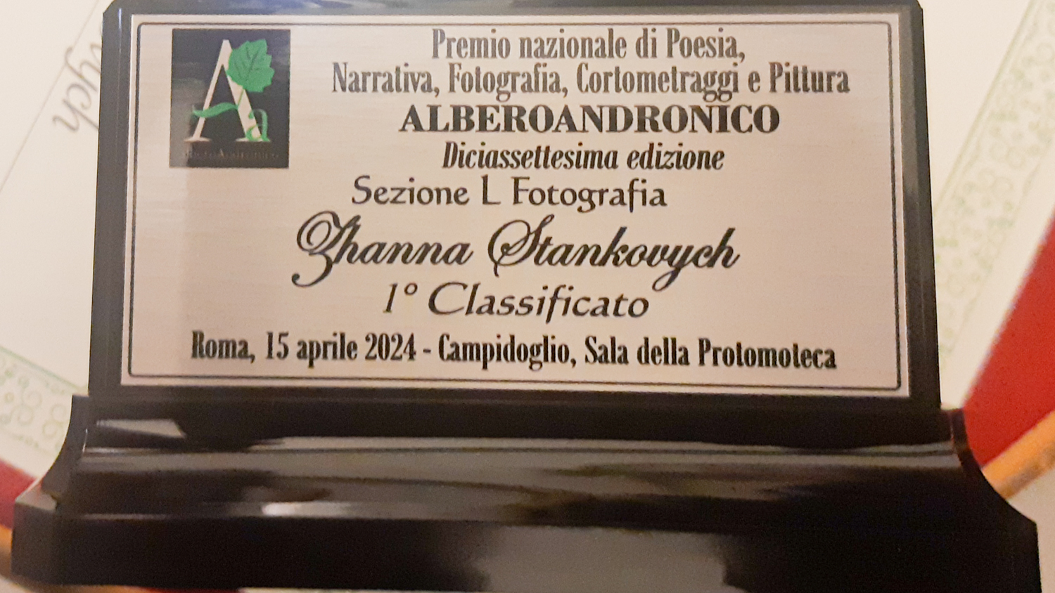 Premiazione 1° Premio Alberoandronico 2024